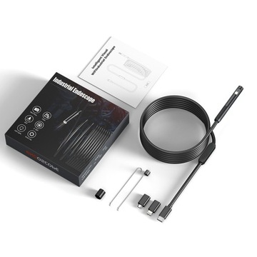 ЭНДОСКОПНАЯ КАМЕРА ДЛЯ ОСМОТРА ДВОЙНАЯ 2MPx 3M IP67 ANDROID IOS ДЛЯ ТЕЛЕФОНА USB-C