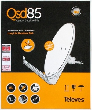 TELEVES QSD 85 Спутниковая антенна Алюминий 7903 Спутниковая антенна ALU