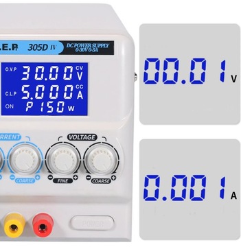 Zasilacz laboratoryjny WEP VWEP 305D IV + DODATKI