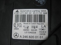 фото thumb №6, Левая лампа - перед - mercedes b klasa w246 обычная