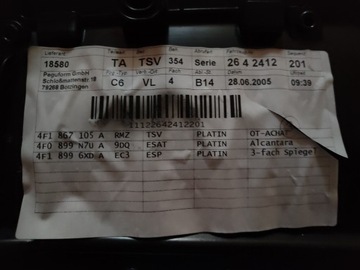 фото thumb №6, Комплект оббивка обшивки двері audi a6 c6 шкіра eu