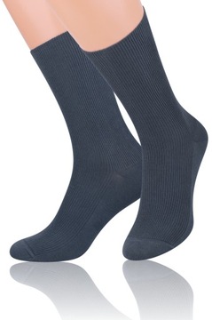 Носки без давления Steven 018 Графит 35-38