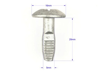фото thumb №3, 10x винт пластина клипса защита плита citroen c3 c4 c5 peugeot 206 207 407