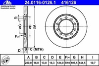 фото thumb №1, Диск тормозной. ford transit 06-07 задняя