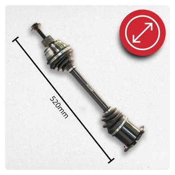 фото thumb №4, Піввісь ліва skoda octavia iii 5e 1.0 tsi механічна коробка передач нова