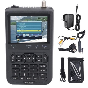 ПРОФЕССИОНАЛЬНЫЙ СПУТНИКОВЫЙ ИНДИКАТОР WS 6906 LCD AV IN/OUT
