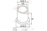 фото thumb №4, Втулка, wał стартер as-pl sbu9140