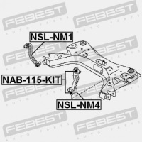 фото thumb №3, Левый кронштейн передний подвеска