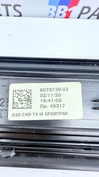 фото thumb №9, Bmw g20 g21 планки накладки пороговые kpl м-пакет 8079739