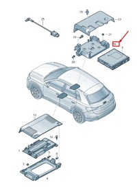 фото thumb №1, Audi q3 f3 камера управление unit кронштейн 83a919937