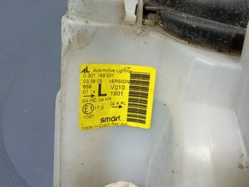 фото thumb №6, Smart fortwo i w450 рестайлінг 03- фара лівий лампа eu 0301169201