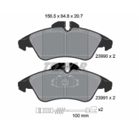 Meyle тормозные колодки тормозные mercedes перед sprinter/vito/lt Недорого, фото thumb