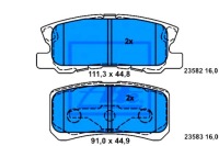 фото thumb №1, Ate 13.0460-5855.2 набор тормозных колодок тормозных, тормоза дисковые