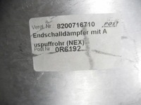 фото thumb №7, Труба вихлопна, система випускний rs-172 8200716710