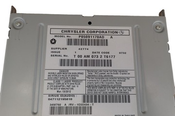 фото thumb №6, Grand cherokee wk2 dodge ram nitro chrysler радио p05091170ad радио