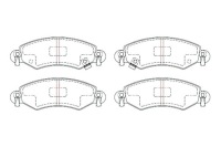 фото thumb №2, Гальмівні колодки гальмівні opel перед agila 00- breck