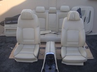 фото thumb №13, Сиденье диван обшивки туннель кремовый кожа bmw 7 f01 f02 08-15 европа