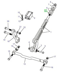 фото thumb №2, Підкладка важеля land rover discovery defender