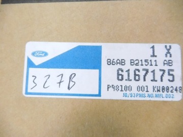 фото thumb №7, Прокладка стёкла дверь левый перед ford escort orion оригинальный номер 6167175