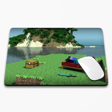 Podkładka pod mysz gamingowa DUŻA 36x29 MINECRAFT