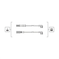 фото thumb №1, Шланг запалювання fiat albea/doblo/panda mm msq0068