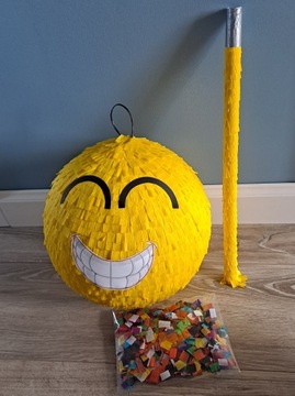 БОЛЬШАЯ ПИНИАТА 88 см СТИК EMOTIA SMILE + БЕСПЛАТНЫЕ ПОДАРКИ