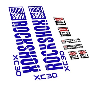 Совместимые наклейки для вилок Rock Shox XC30.