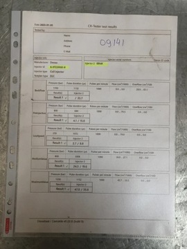 фото thumb №7, Opel signum 3.0 cdti инжектор топлива 8-97239161 тест печать