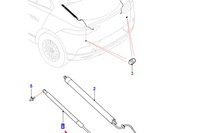 фото thumb №7, Jaguar i-pace x590 ліва сторона задній кришки nowa оригінальна t4k9952