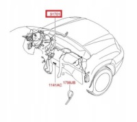 фото thumb №7, Жгут электропроводка подушка безопасности tucson 04-06 917002e090