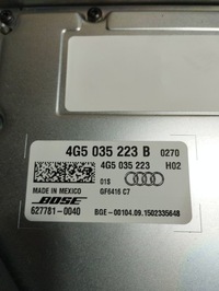 фото thumb №12, Audi a7 4g 2016 динаміки підсилювач bose 4g5035223b