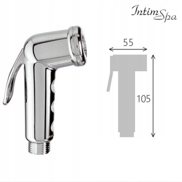 Хромированная ручка и шланг для биде SIMPLY SPA-21 IntimSpa
