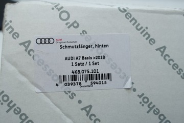 фото thumb №7, Бризковик бризковики лівий правий зад audi a7 c8 2018-