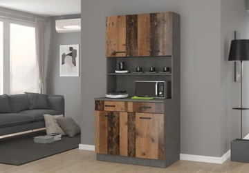 Bufet komin Maria 150cm old style/matera
