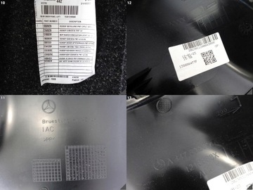 фото thumb №11, Mercedes v-klasa w447 оббивка двері лівих зад шкіра dekor extra довгий