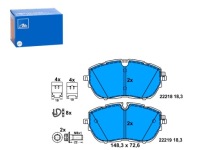 фото thumb №1, Гальмівні колодки гальмівні перед ds ds 4 ii ds 7 ds 9 citroen c5 aircross c5 x