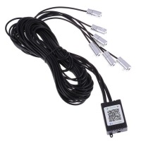 6x световод  el wire led rgb амбие́нтное pilot app bt 8m освещение кабины Киев, фото thumb