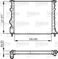 Valeo 731378 радиатор, система охлаждение двигателя Цена, фото thumb