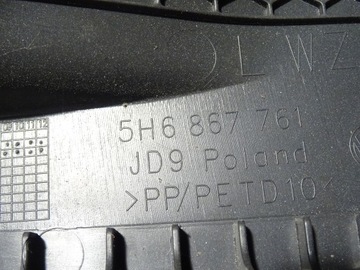 фото thumb №9, Оббивка боковина багажника зад задній лівий vw golf viii 8 5h htb 5h6867761