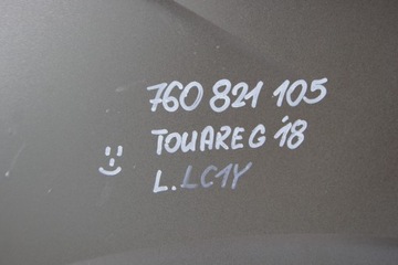 фото thumb №10, Gd touareg iii 760 lc1y крыло левый 760821105