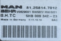 Блок керування обігрівача man 81.25814.7012 в Україні, фото thumb