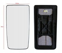 фото thumb №1, Вкладыш стекло зеркала man tgx tgs подогреваемый правый = левый