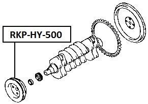 фото thumb №3, Колесо пасове вала hyundai santa fe 2.7 v6 sportage