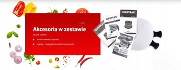 G3FERRARI G10032 ПЕЧЬ ДЛЯ ПИЦЦЫ 2 КАМНЯ + НОЖ ДЛЯ ПИЦЦЫ + БЕСПЛАТНАЯ ЭЛЕКТРОННАЯ КНИГА!
