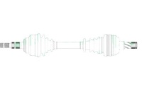 Привідний вал opel vectra b j96_vectra b estate j96_vectra b хетчбек lpr Ціна, фото thumb