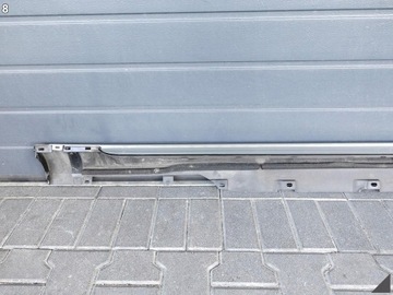 фото thumb №9, Audi a8 4h0 4h4 d4 рестайлинг 09-17 порог накладка планка левая хром длинный x7u