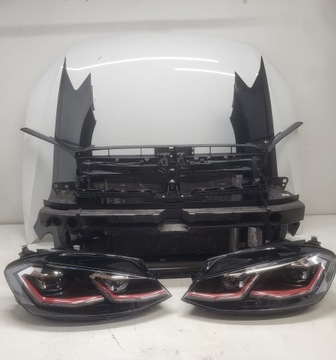 VW GOLF VII LIFT GTI ФОНАРЬ БАМПЕРА КАПОТА В КОМПЛЕКТЕ ПЕРЕДНЯЯ ЧАСТЬ
