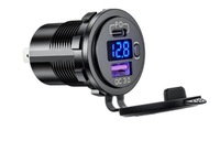 фото thumb №15, Зарядное устройство woltomierz панель usb qc3.0 + pd usb c выключатель быстрые зарядка