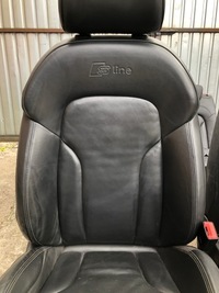 фото thumb №6, Q3 8u 2010 - 2018r s-line сиденья кожа с подогревом обшивки дверь комплект