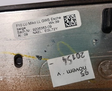 фото thumb №8, Рамка dekor рычаг переключения передач изменения коробки передач туннеля bmw 5 f10 f11 9206383